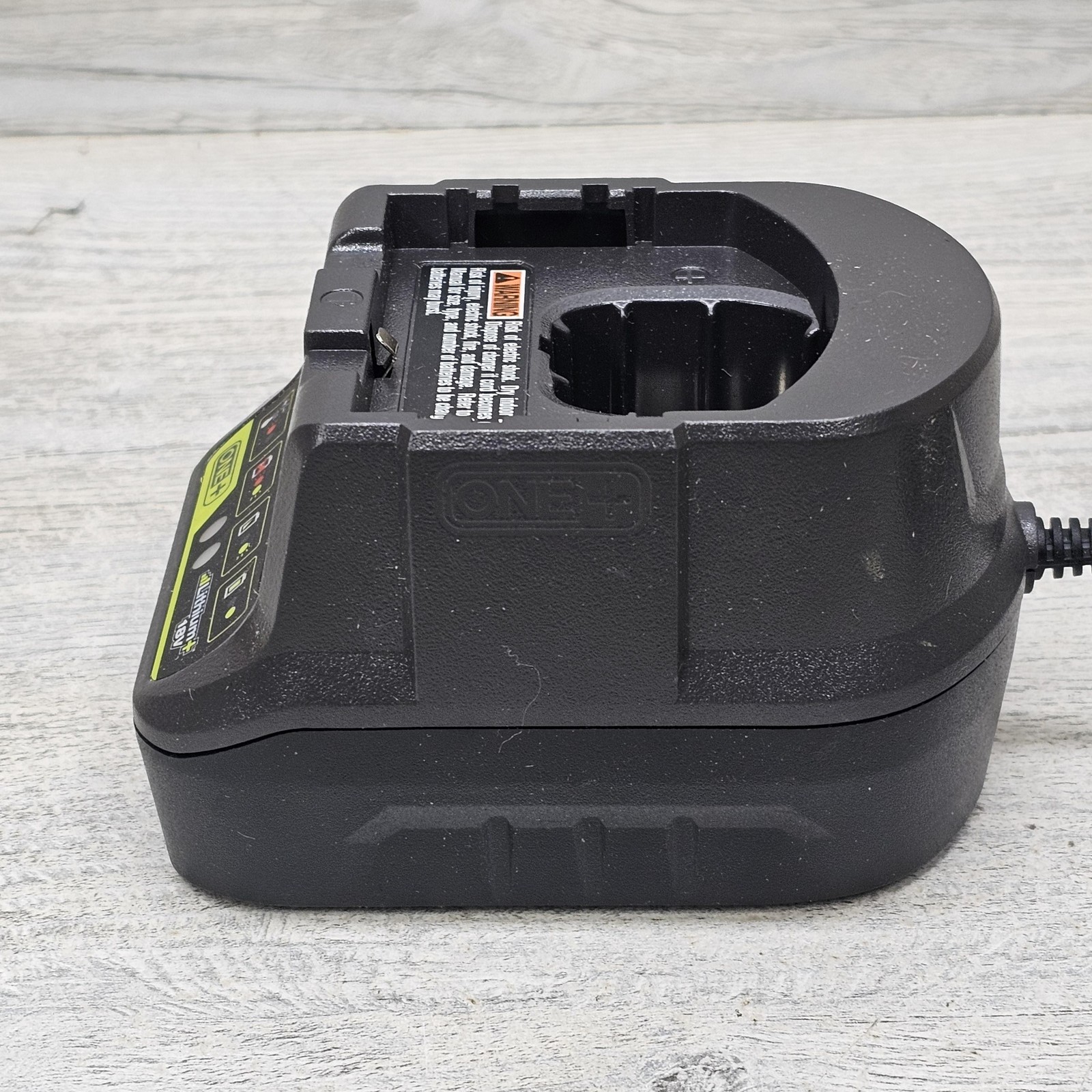 Ryobi P118B 18V ONE+ Lithium Battery Charger Base AC Power Adapter Black No Batt