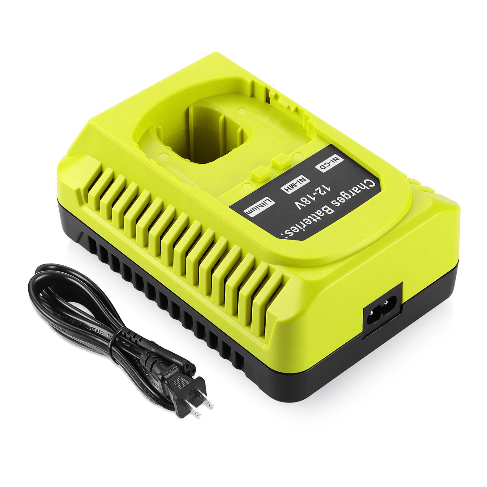 18V Fast Charger for Ryobi One Plus Battery Lithium Ni-Cad P117 P107 P108 P102