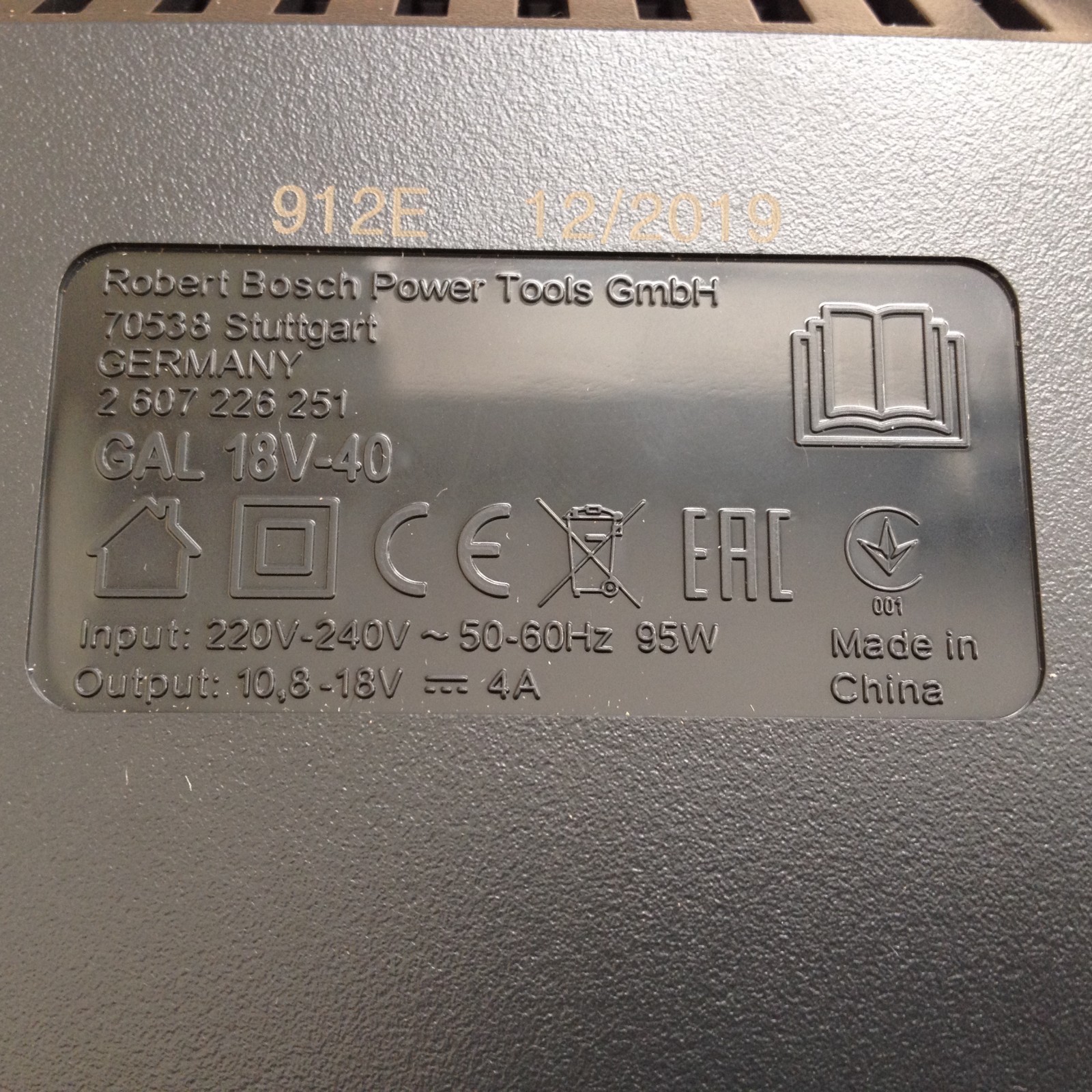 Bosch Charger GAL 18V-40