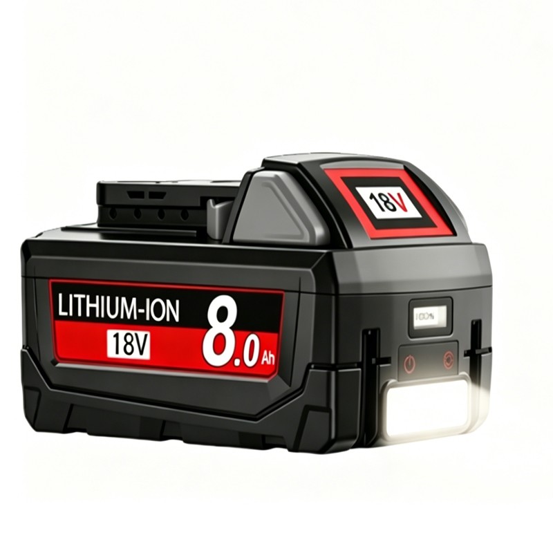 For Milwaukee for M18 Extended Lithium 8.0Ah LCD Battery /Dual Charger