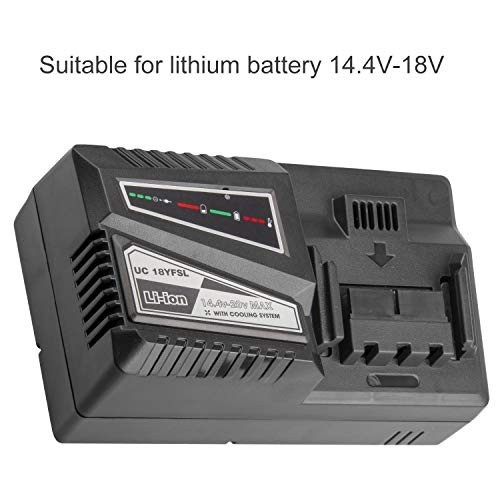Li-ion Battery Charger for 14.4V-18V Electric Drill, Compatible with BSL Series