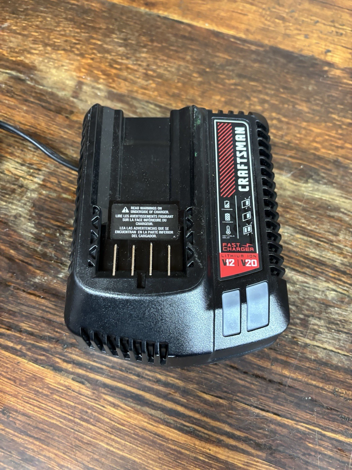 Craftsman CMCB104 V20 Lithium-Ion Battery Pack Black 20V Max Rapid Fast Charger