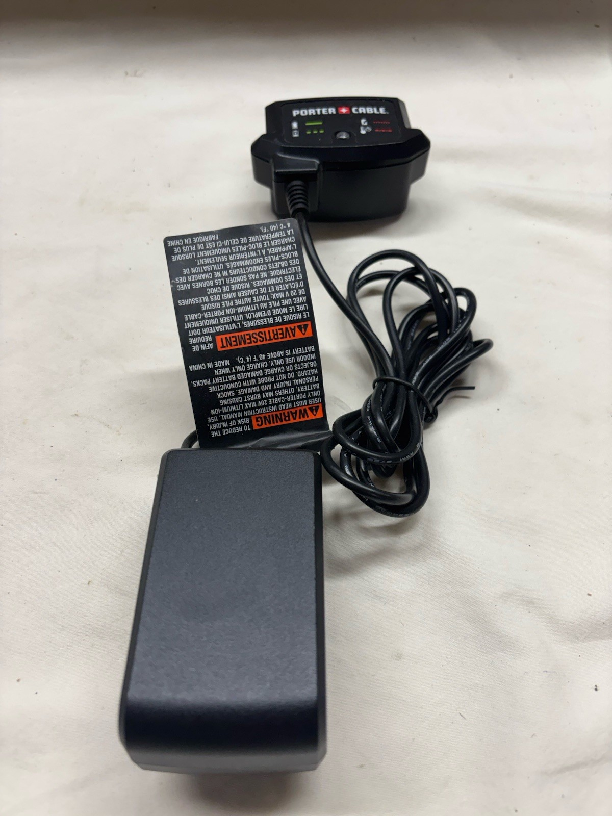 PORTER CABLE PCC699L 20V Max Lithium-Ion 20 Volt Battery Charger