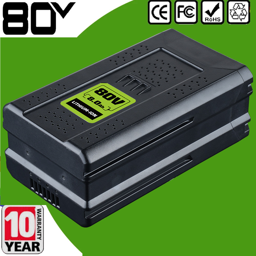 NEW 8.0Ah 80V Lithium-ion Battery For Greenworks PRO 80V GBA80200 GBA80600