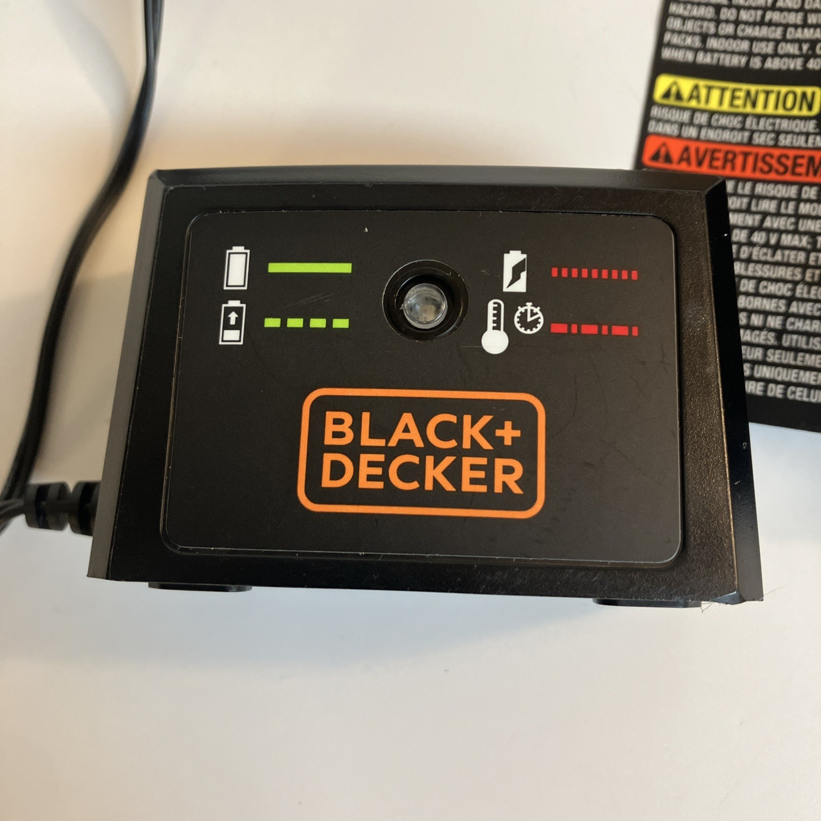 Black & Decker LCS436 – 40 VOLT-MAX Lithium Battery Charger
