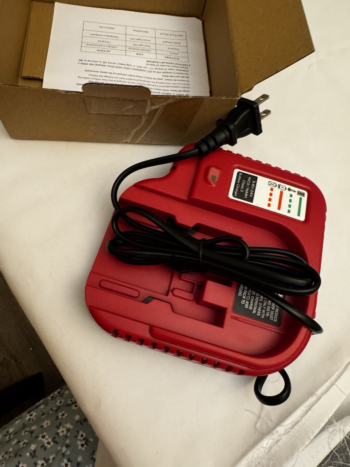 Black & Decker BDFC240 Rapid Battery Charger 9.6V-24V NiCd/NiMH