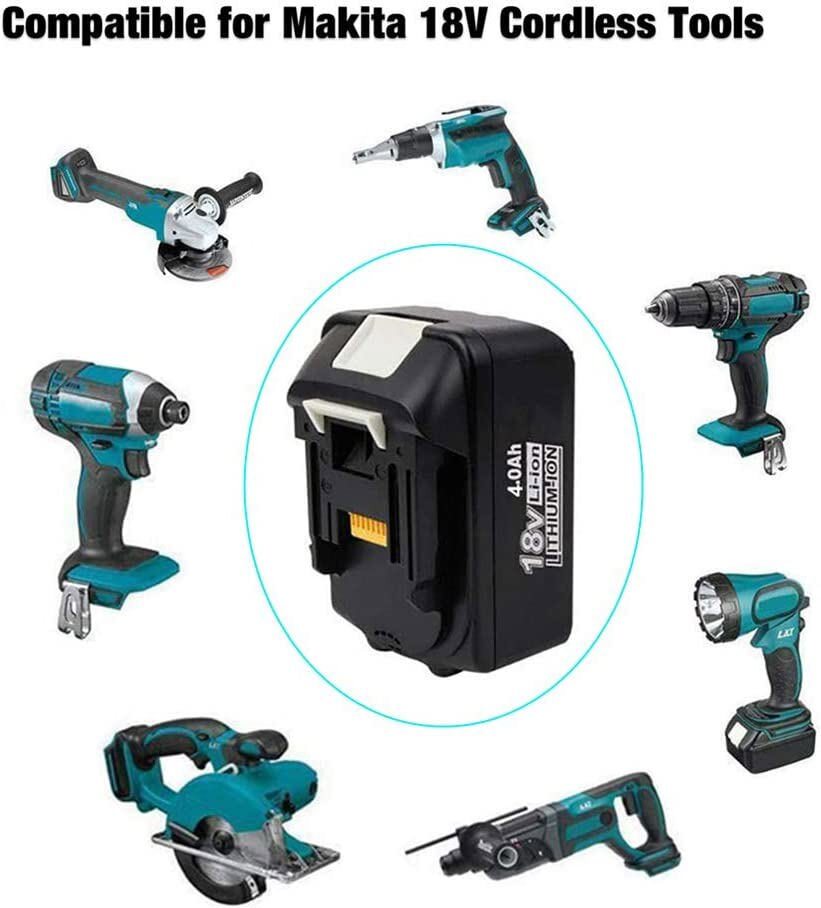 replace battery 18V Makita battery BL1850B BL1860 LXT400 double Charger