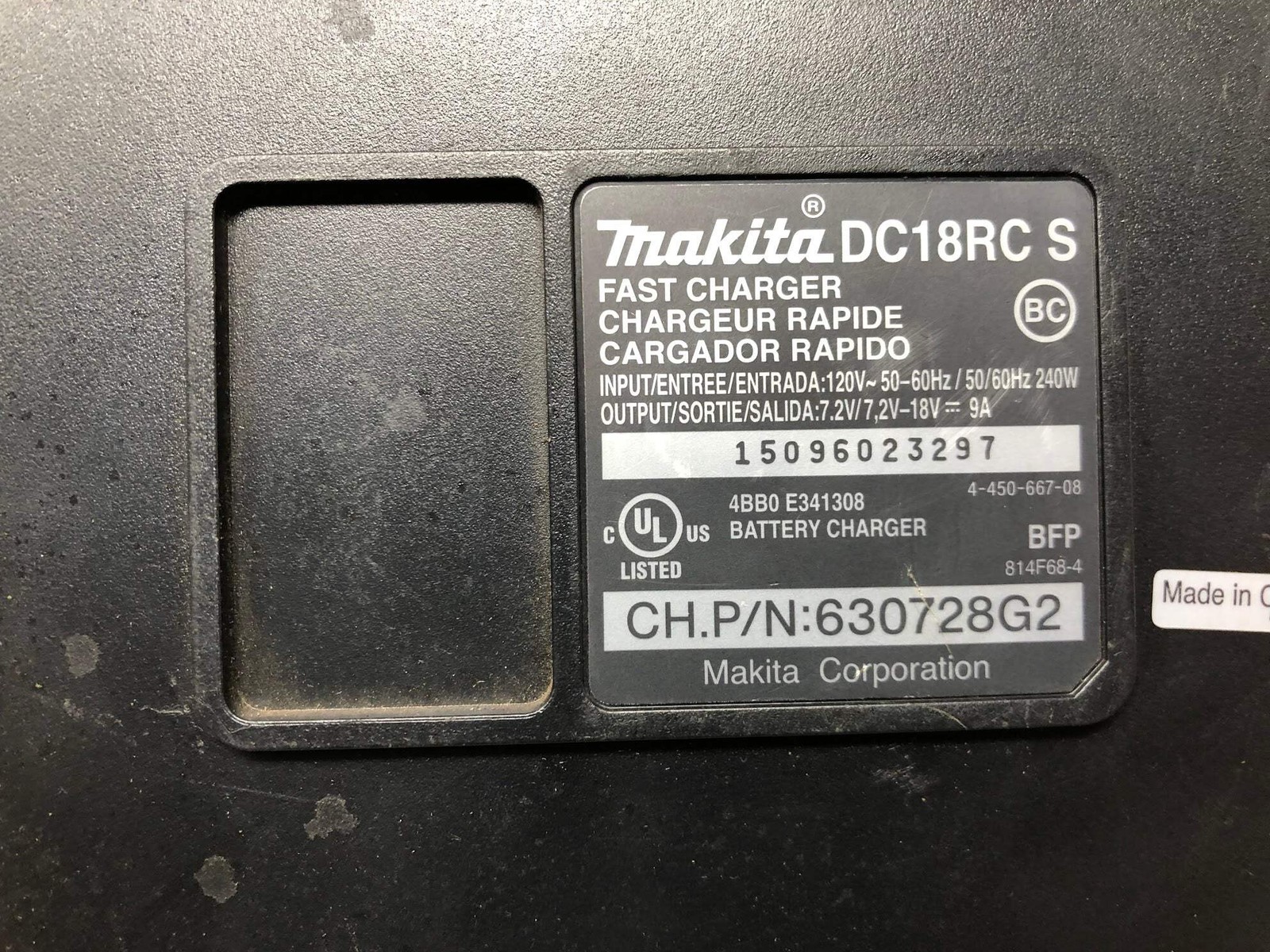 DC18R Makita 18V Rapid Optimum Chargers (x2 – Used)