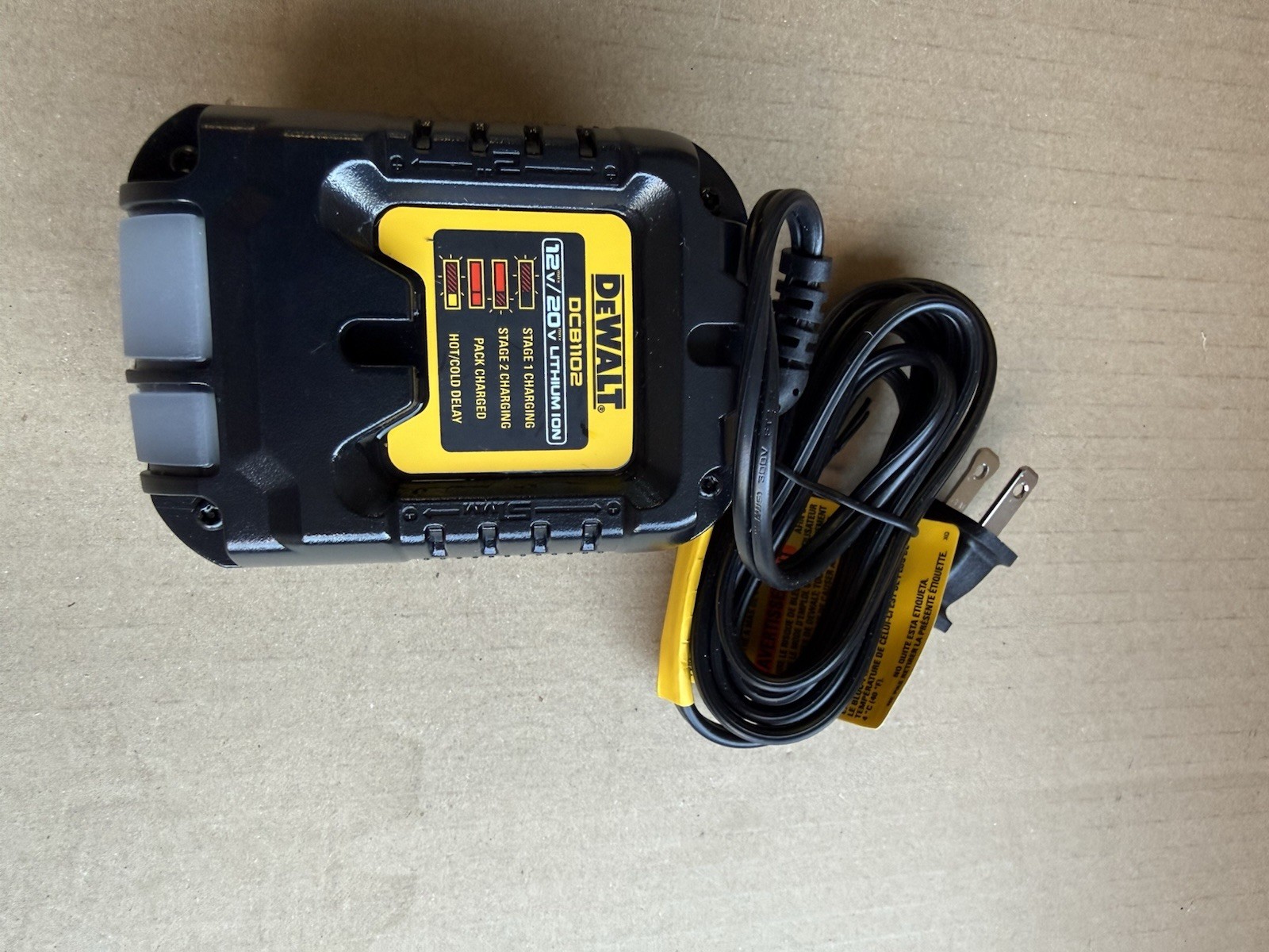 DEWALT DCB1102 Battery Charger 12V 20V Lithium-Ion