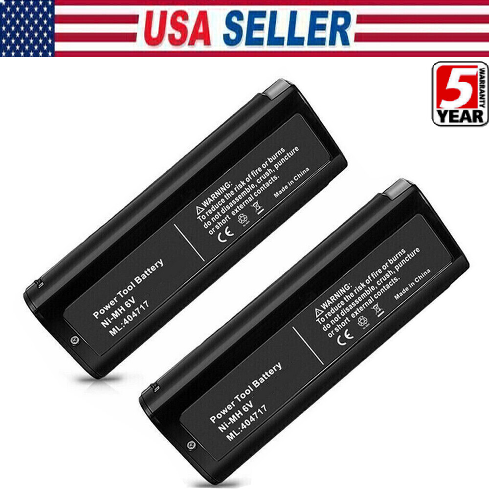 4000mAh/4800mAh For Paslode Impulse 6V 404717 Ni-MH Battery Nailer 900400 900420
