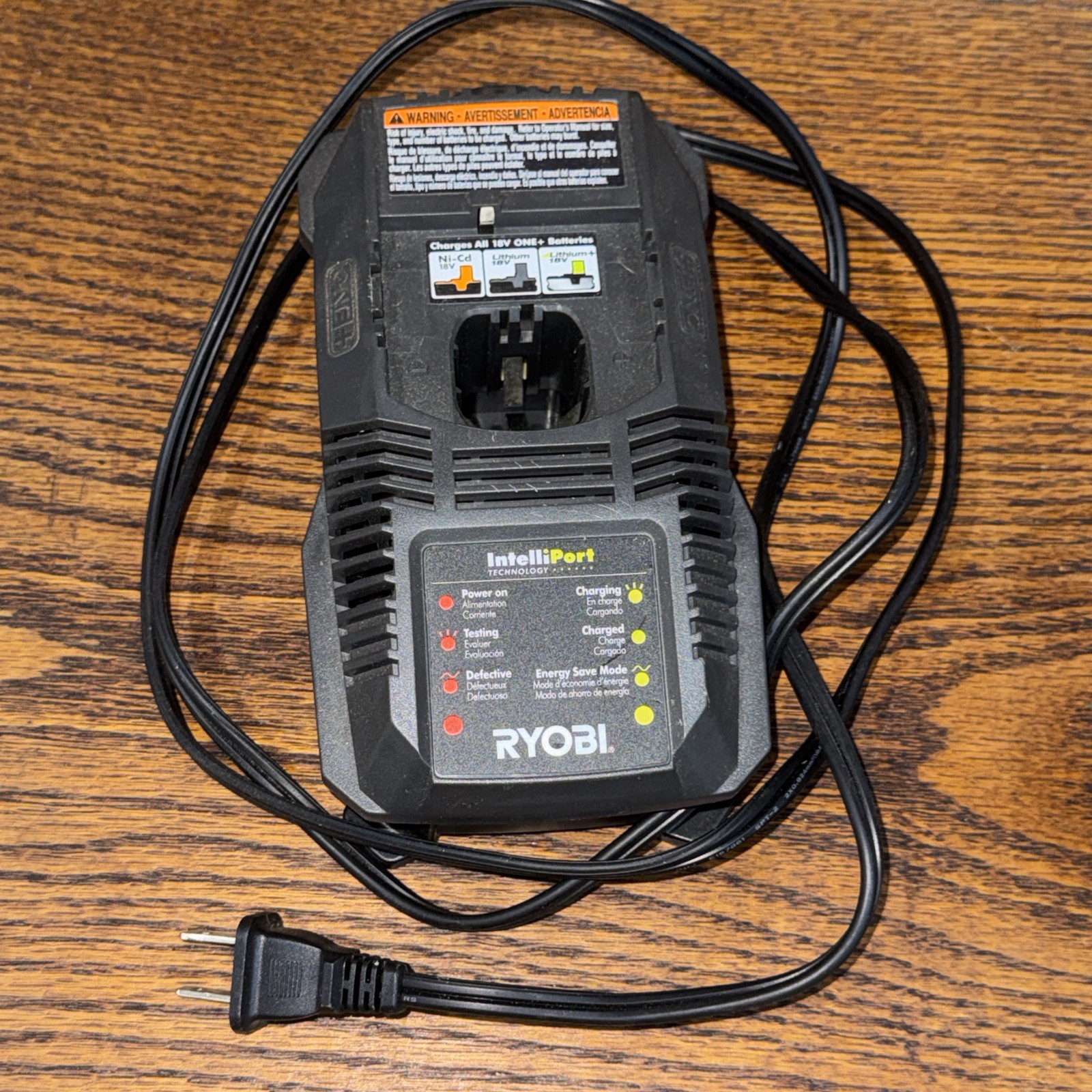 Ryobi IntelliPort 18V Charger P118 (Battery Not included)
