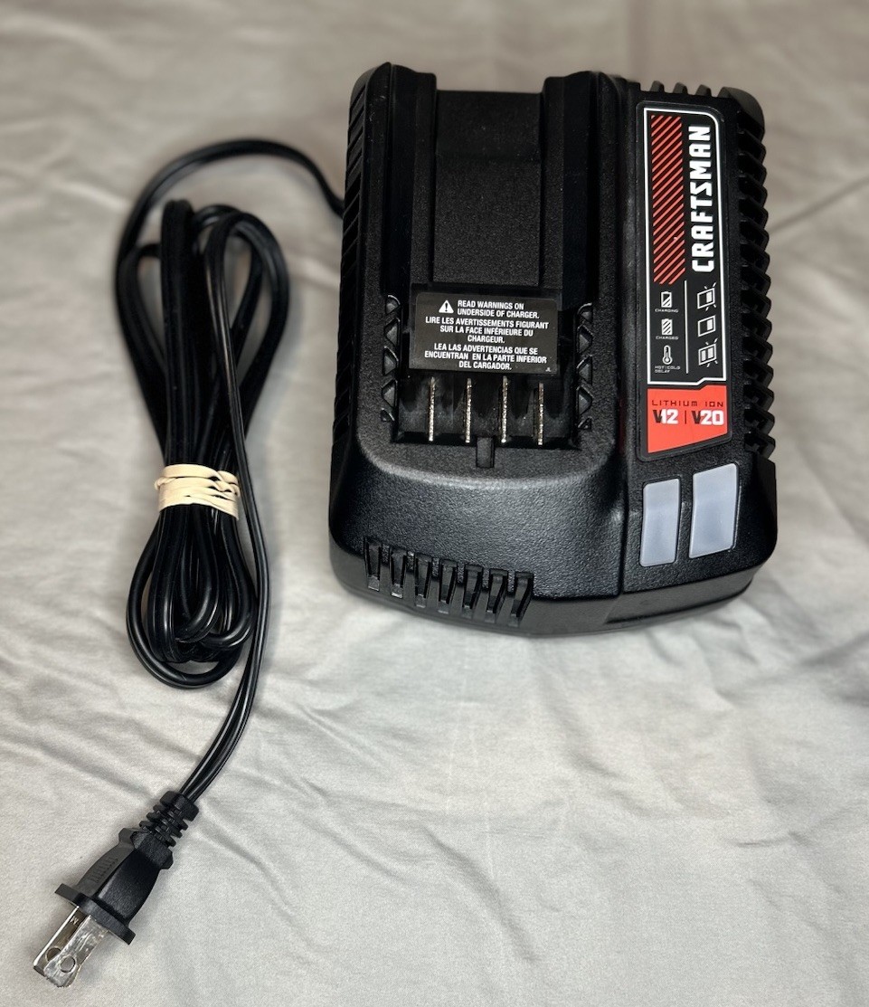 Craftsman CMCB102 Type 1 Lithium-Ion Fast Battery Charger 12V-20V