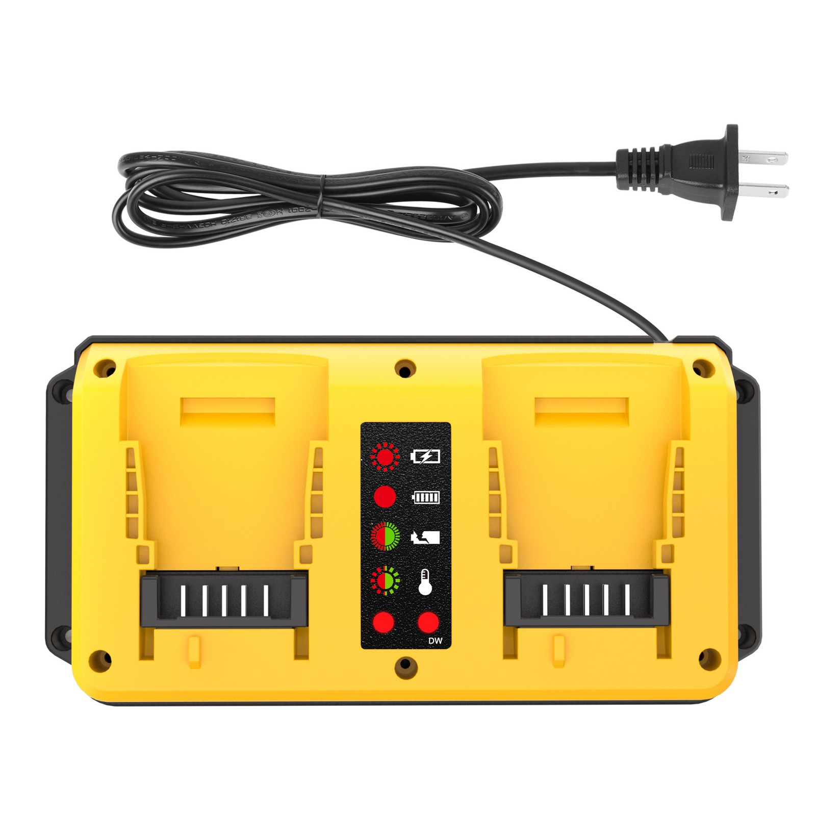 Dual Ports 90W Fast Charger for DeWalt 18V-20V MAX Lithium Battery DCB203 DCB204