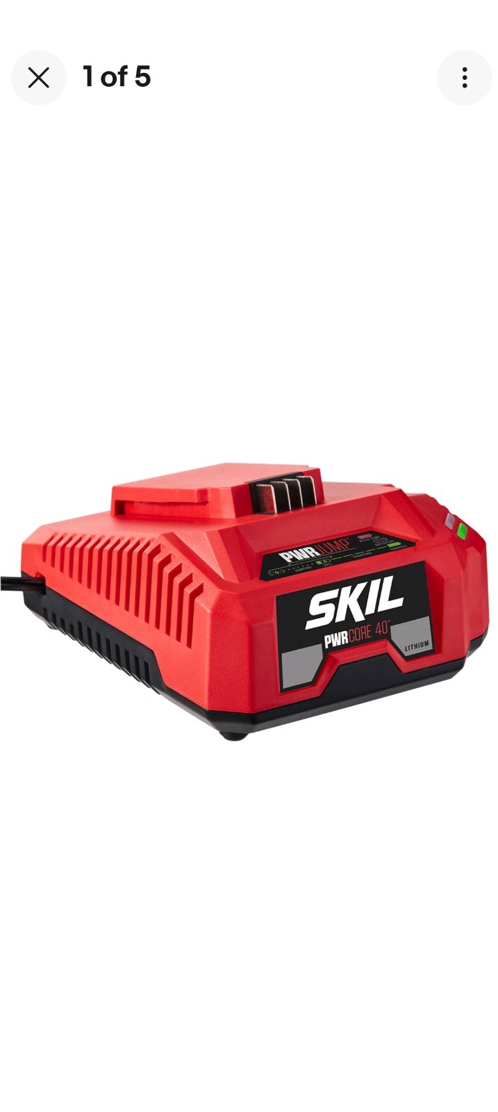 SKIL 40v PWRJUMP PWRCORE 40 150W 40V CHARGER