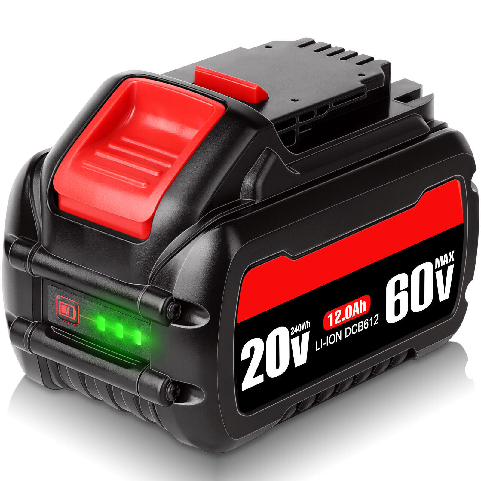 12.0Ah For DEWALT DCB609 20V/60V MAX FLEXVOLT Lithium-Ion Battery DCB612 DCB606