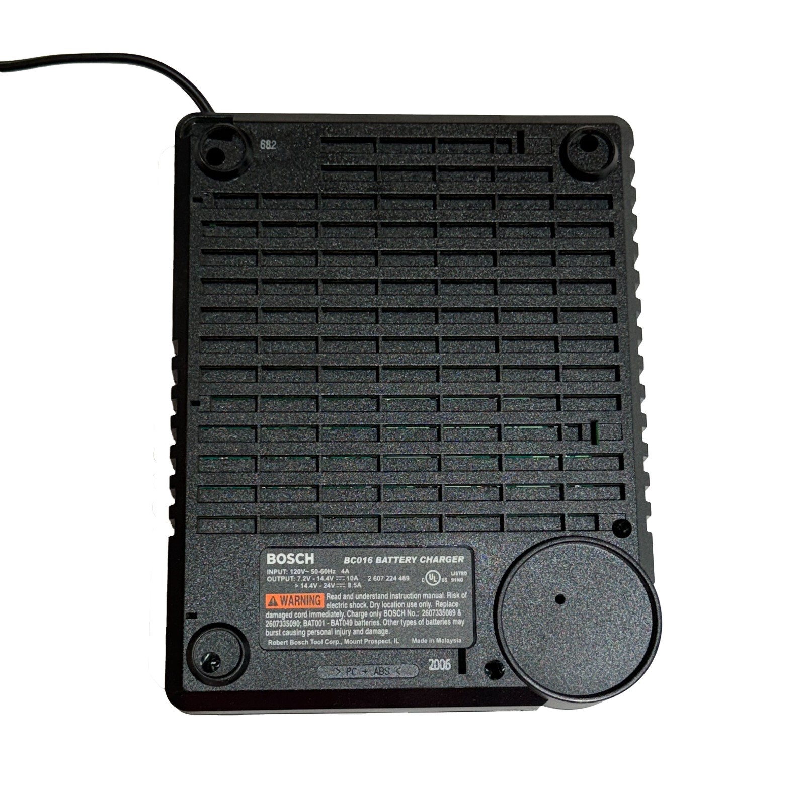 NEW UNUSED Bosch BC016 Power Center Charger 7.2V – 24V