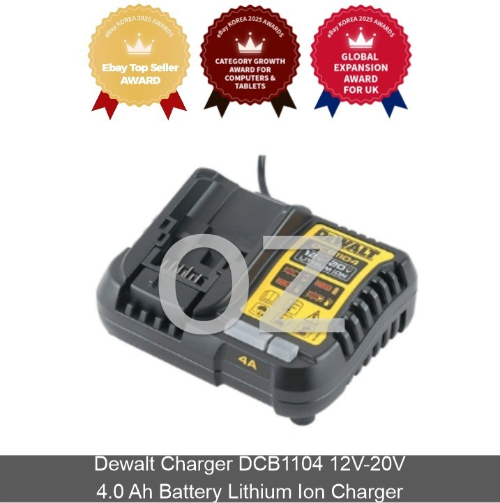 DEWALT DCB1104 12V–20V Max Li-Ion Charger / 220V–240V / Express / Genuine