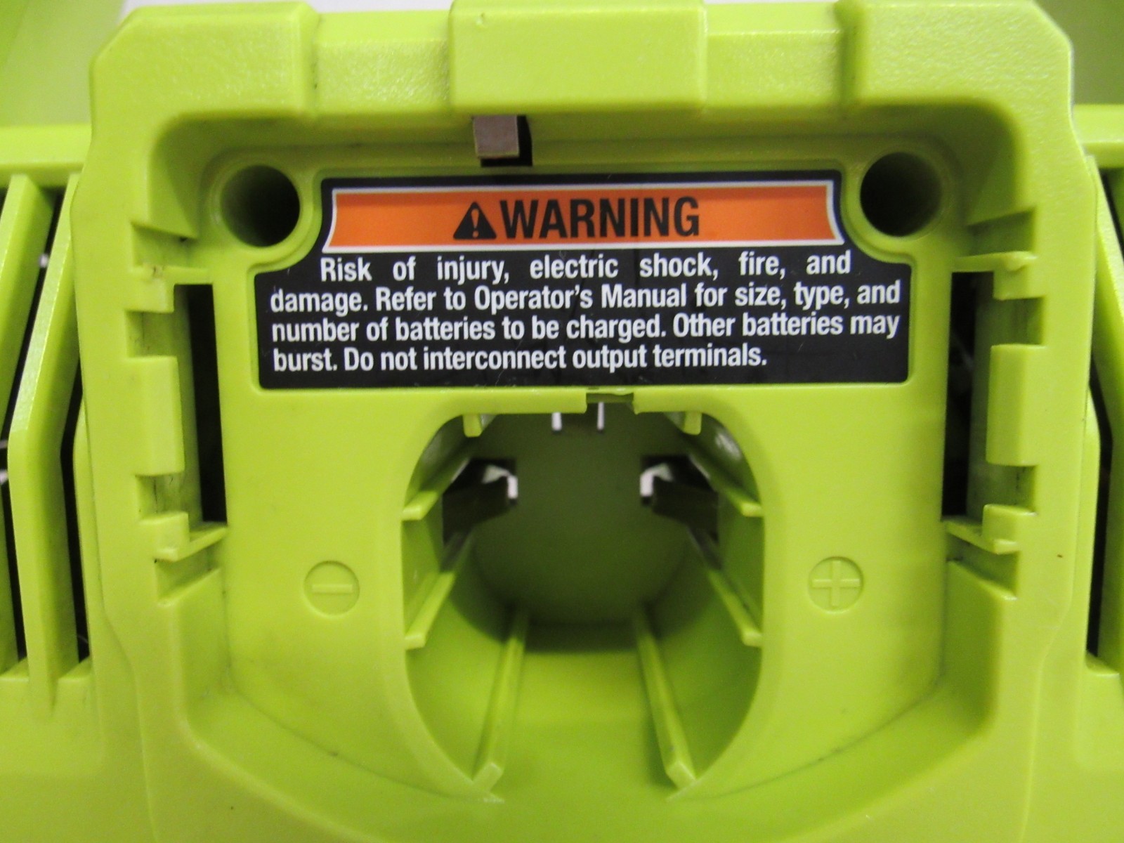 Ryobi PCG006 18V 18 Volt 6-Port Sequential Fast Rapid Battery Charger