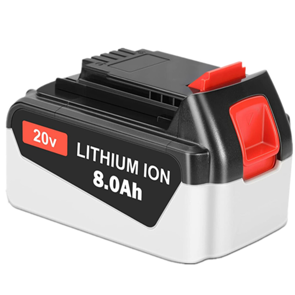 20V Max 8.0Ah Lithium Ion Battery Pack FOR BLACK + DECKER LB2X4020 LBXR20 LBX20