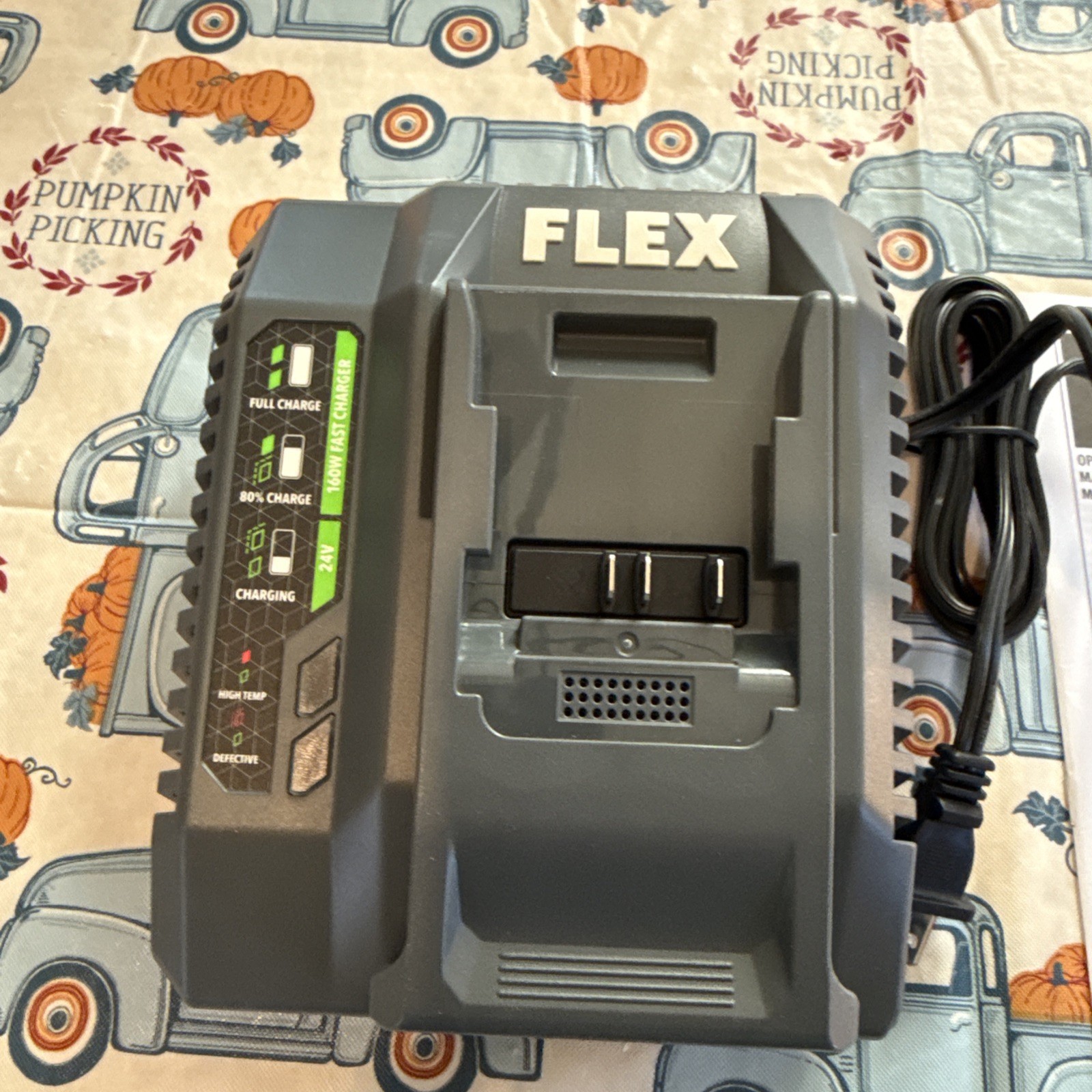 FLEX 24v 160 Watt Fast Charger (FX0411) – New