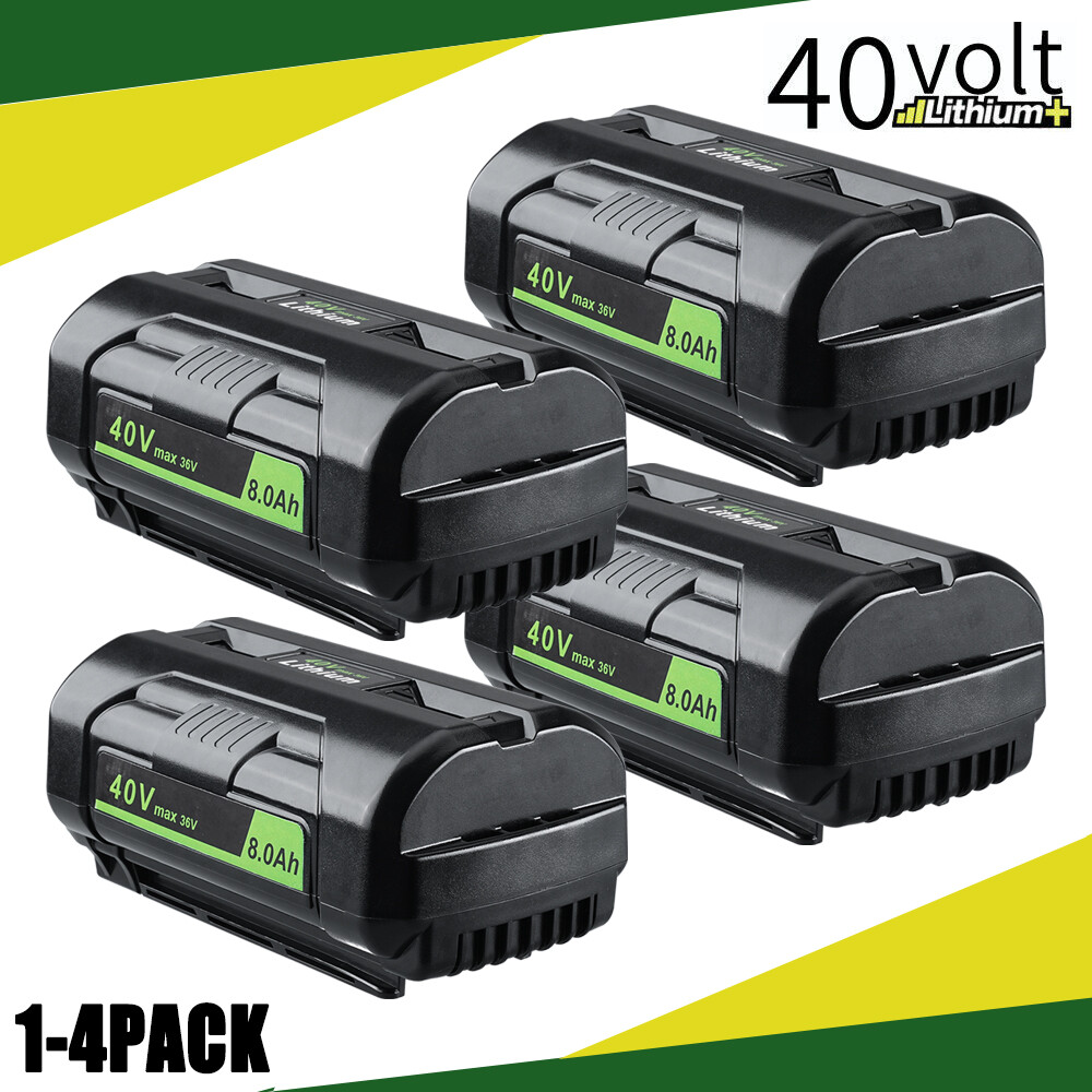 1-4PACK For Ryobi 40 Volt Battery High Capacity Lithium lot OP4050 OP40602 8.0Ah