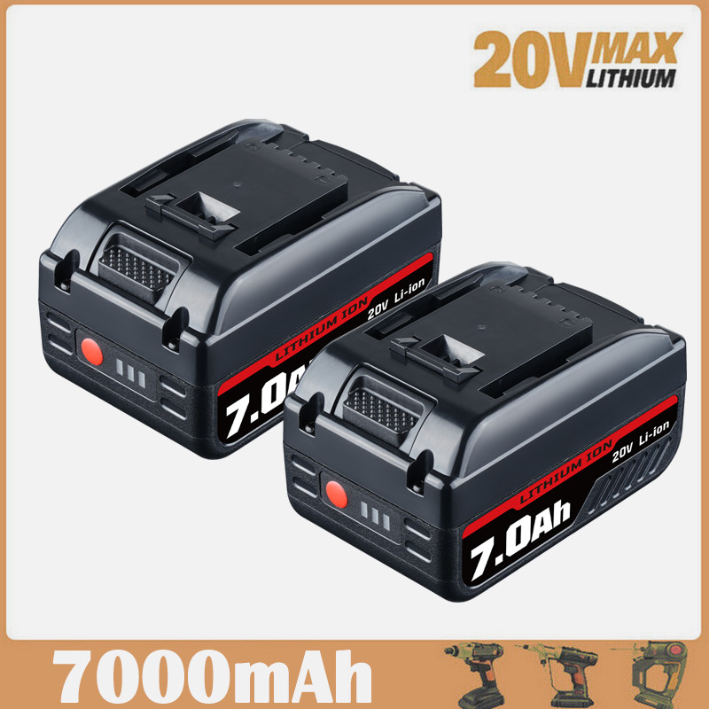 2Pack For WORX 20 Volt WA3525 7.0Ah 20V Max Lithium Battery Power Tools WA3520