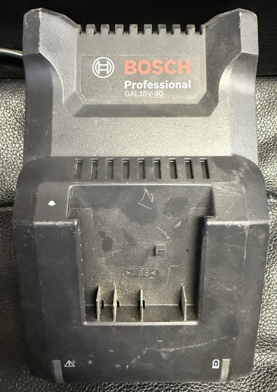 Bosch-pro battery charger GAL 18v-40. 04/2019. FREE SHIP.