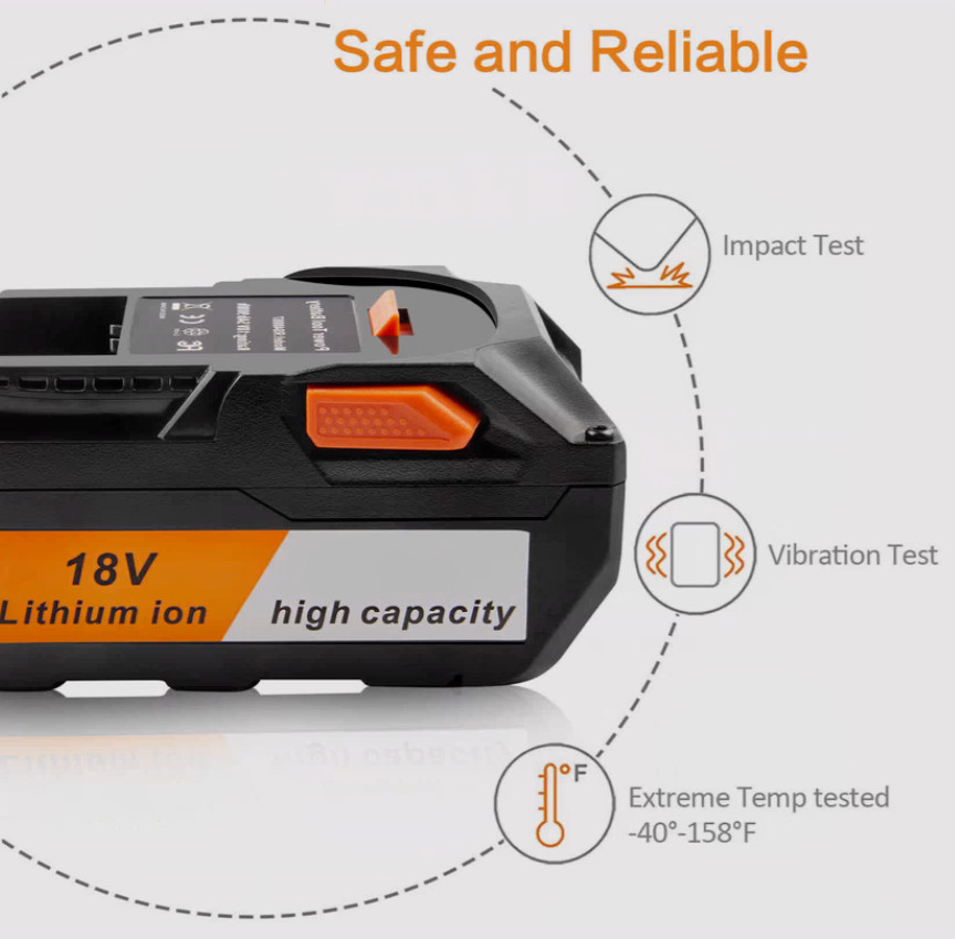 2PACK For Ridgid R840087 7.0Ah Lithium Battery Rigid 18 Volt R840085 Power Tools