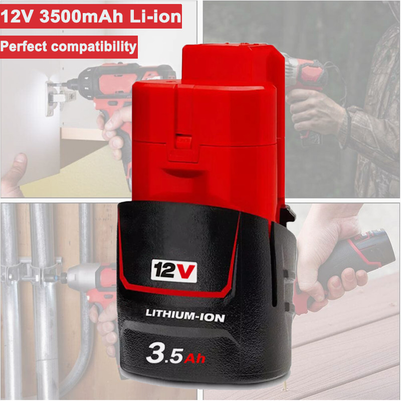 PACK For Milwaukee For M12 12V Lithium 3.5Ah 8Ah Extended Capacity Battery USA