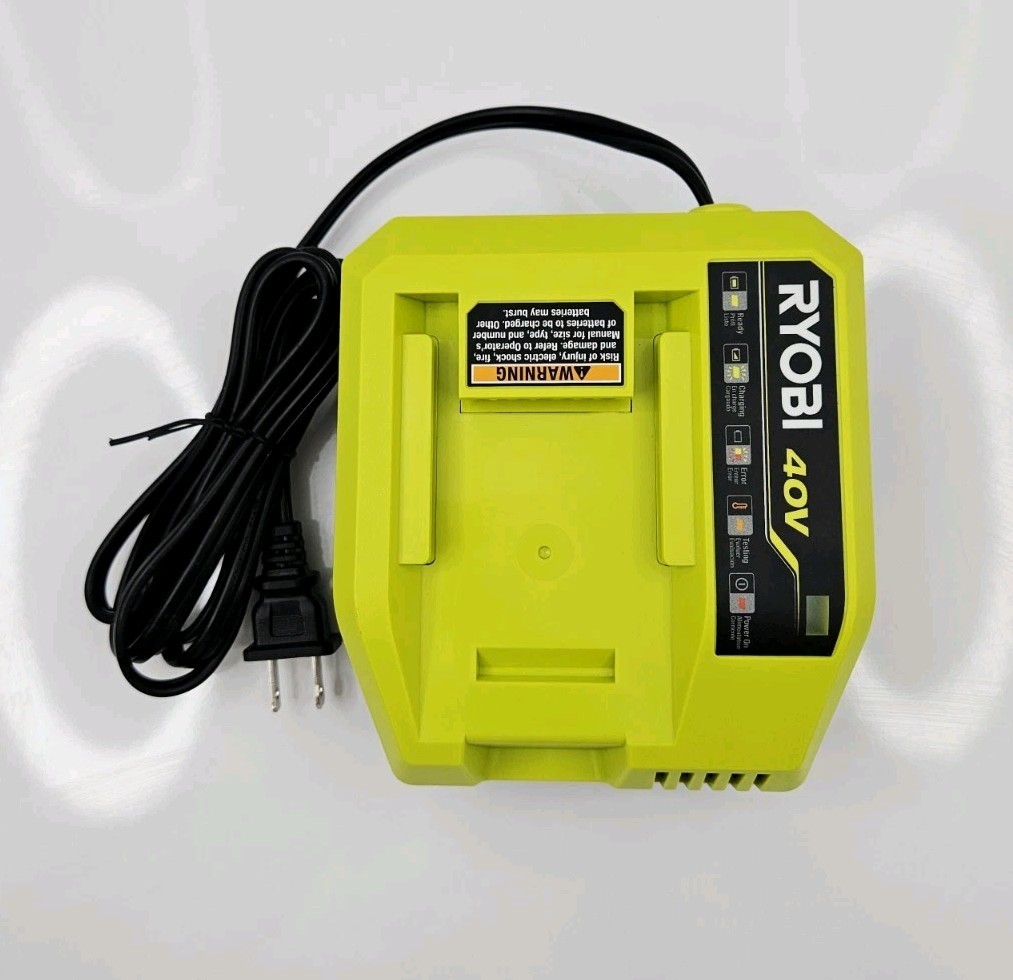Ryobi OP408VNM 40V Lithium-Ion Fast Rapid Quick Charger NEW