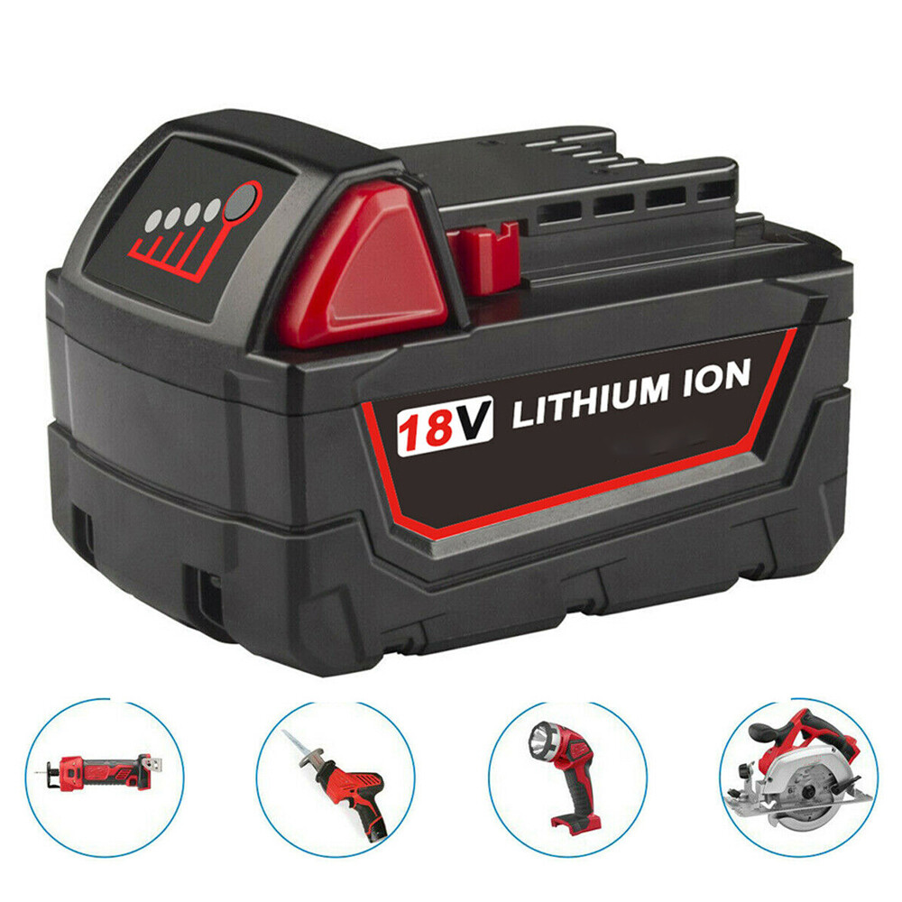 3.0AH Battery Fit For-Milwaukee M18 18V Lithium-ion Extended Capacity 48-11-1860