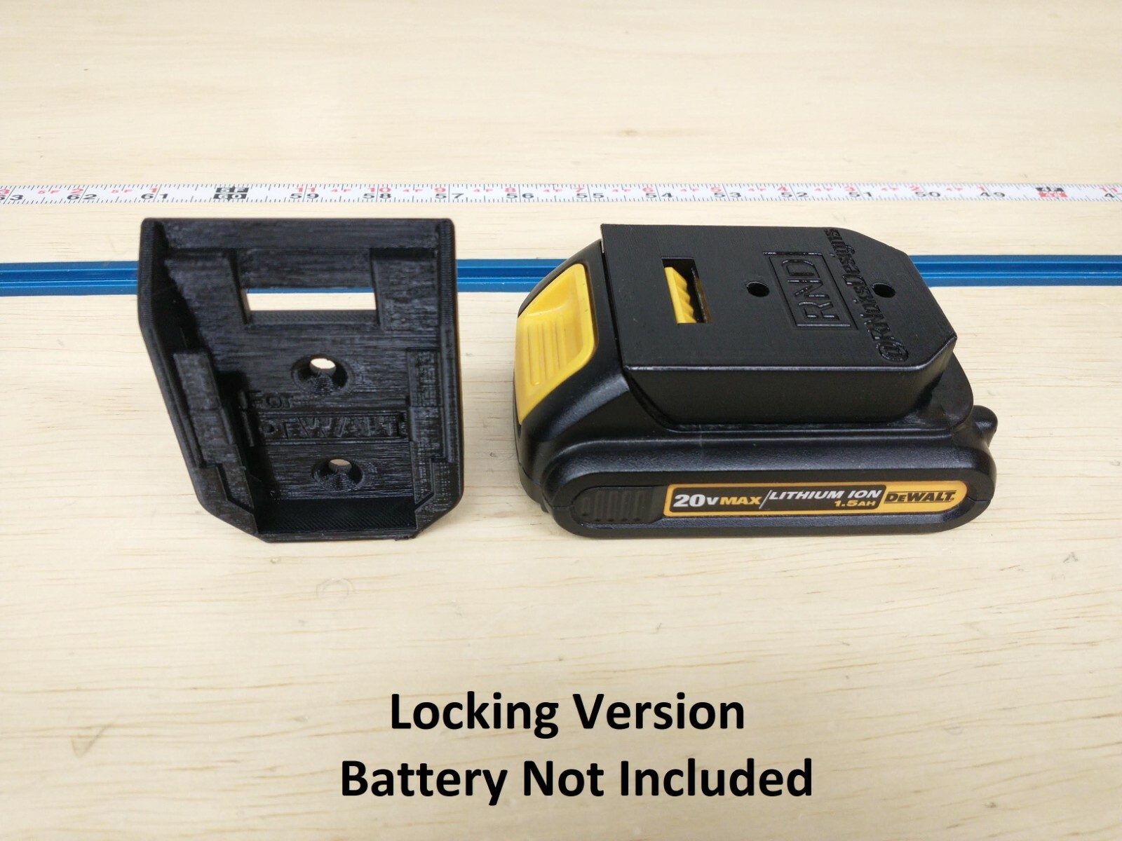 Wall Mount For DeWalt DCB118 Charger With Optional 20v Max Battery Mounts