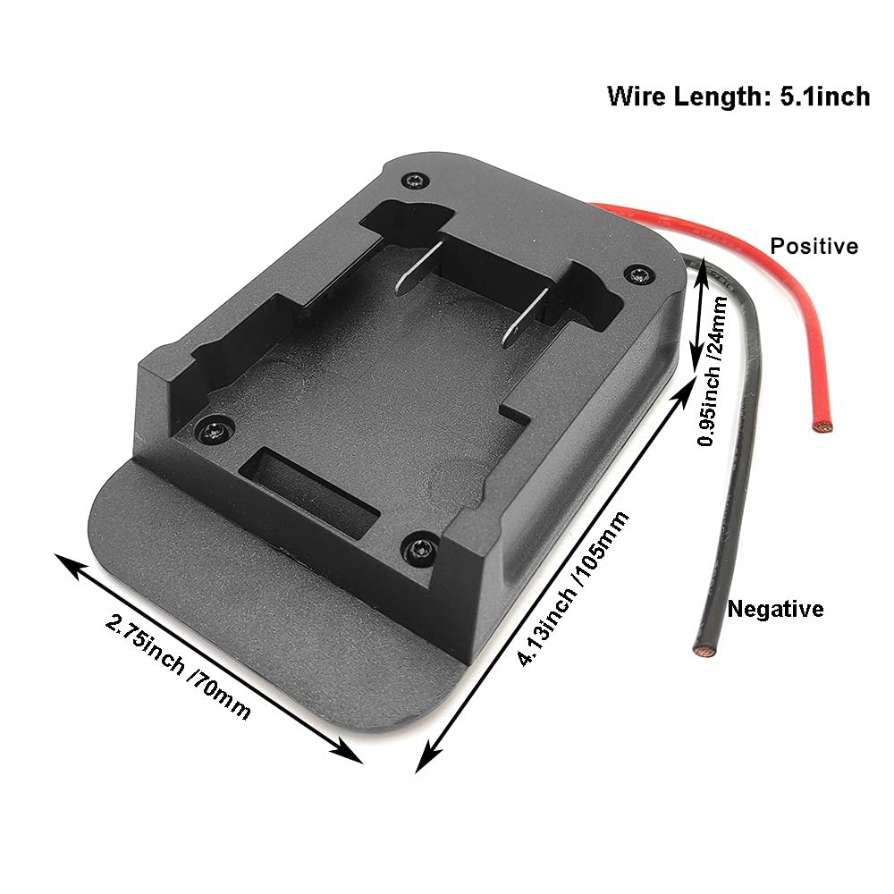 Qinizx Battery Adapter For Dewalt 18V/20V Max M18 18V Dm18V-Apt