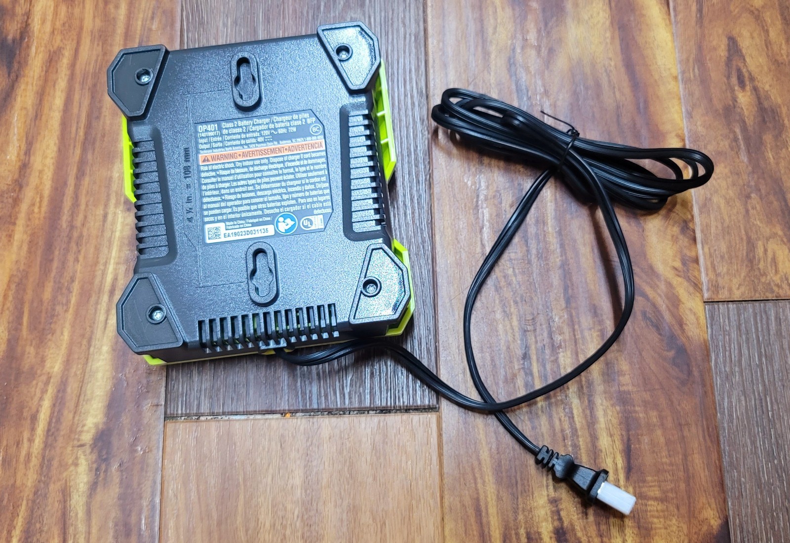 NEW Ryobi 0P401 40V Lithium-Ion Battery Fast Charger Compact Heavy Duty Genuine