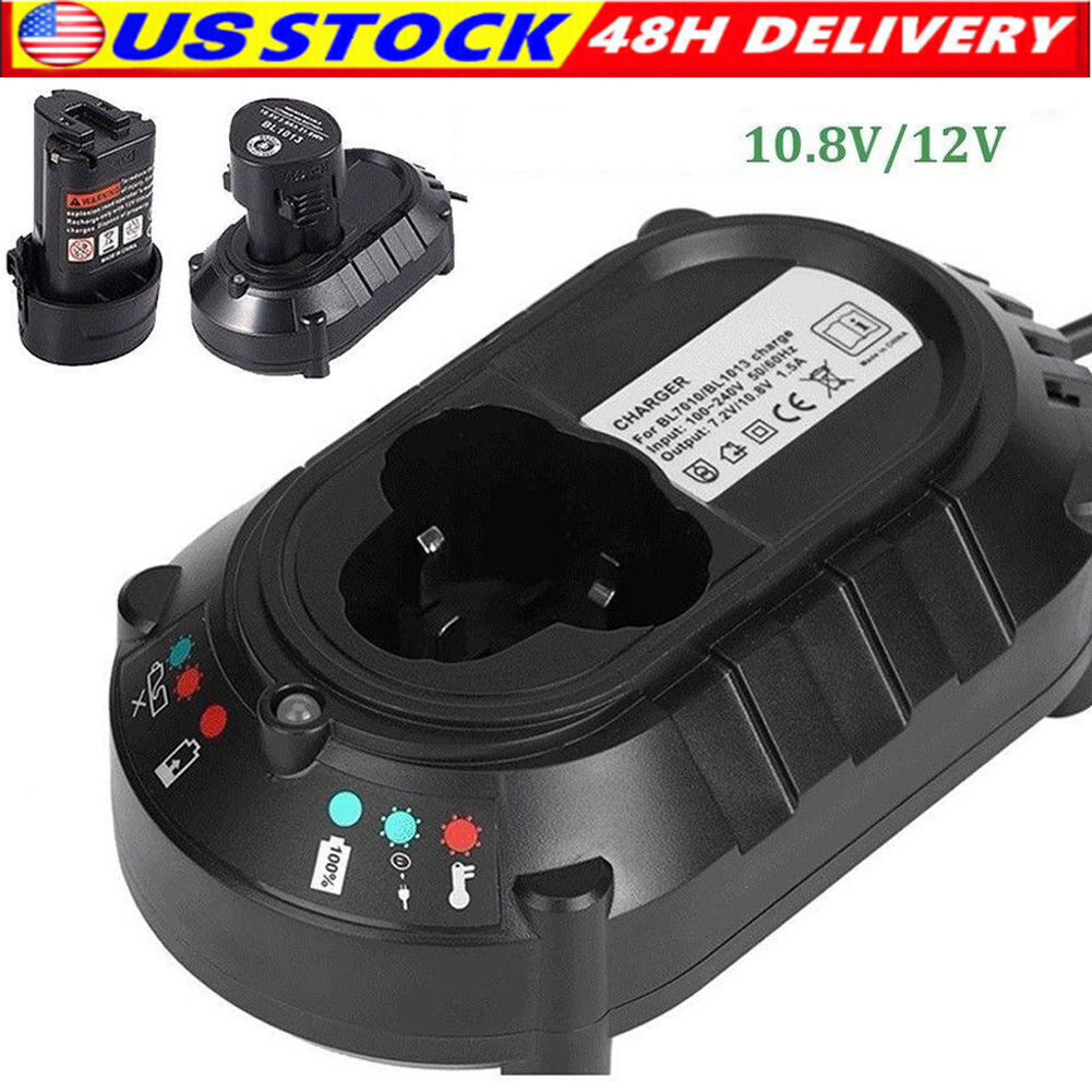 For Makita 10.8V-12V Li-ion Battery Charger DC10WA BL1013 DC10WB BL1014 BL7010F