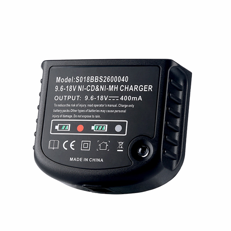 for Black&Decker A18 HPB18 A14 HPB14 HPB12 9.6V-18V Ni-Cd/Ni-MH Battery Charger