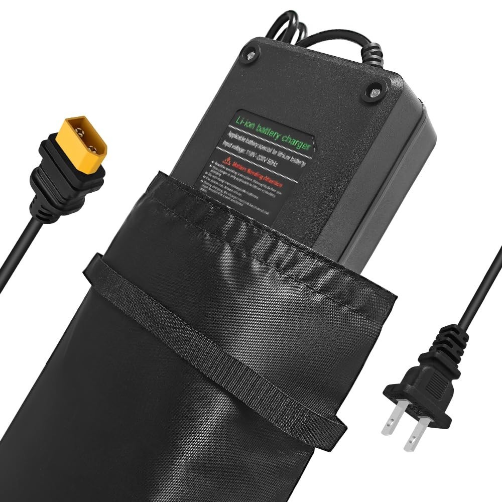 84V 5A Fast Charger for 72V Lithium Battery, XT60 Plug, Cooling System, High Eff