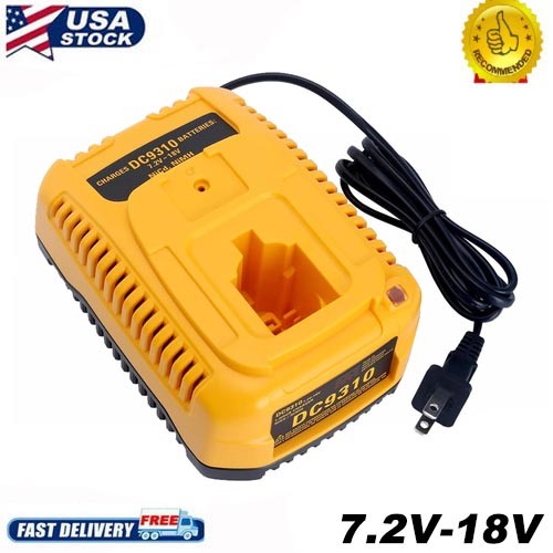 New FOR Dewalt DC9096 Battery Charger 7.2v -18v Li-Ion& NiCD DC9310 Fast Charger
