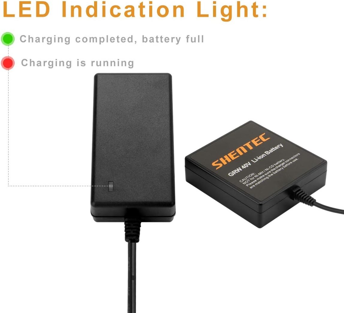 40V Li-ion Charger 29482 Compatible with GreenWorks