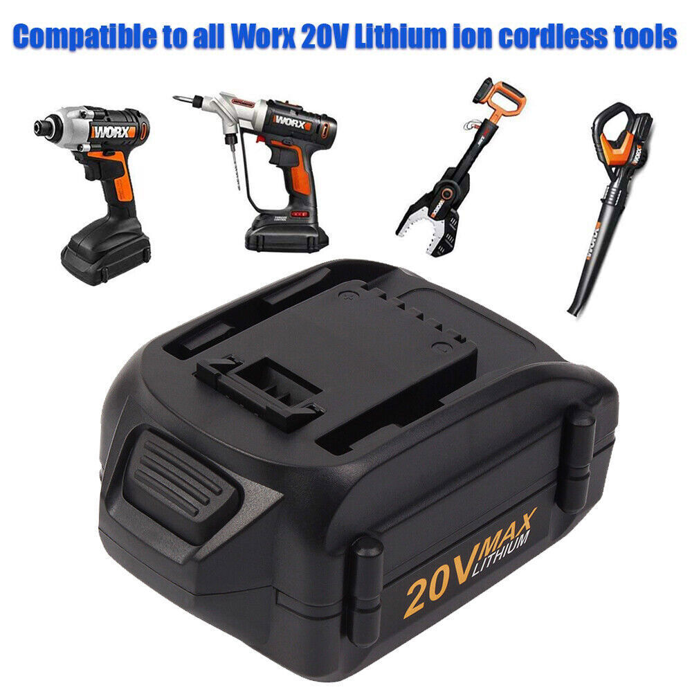5.0AH For WORX Lithium Power Tool 20V Max Battery WA3520 WA3575 WA3525 WA3578 US