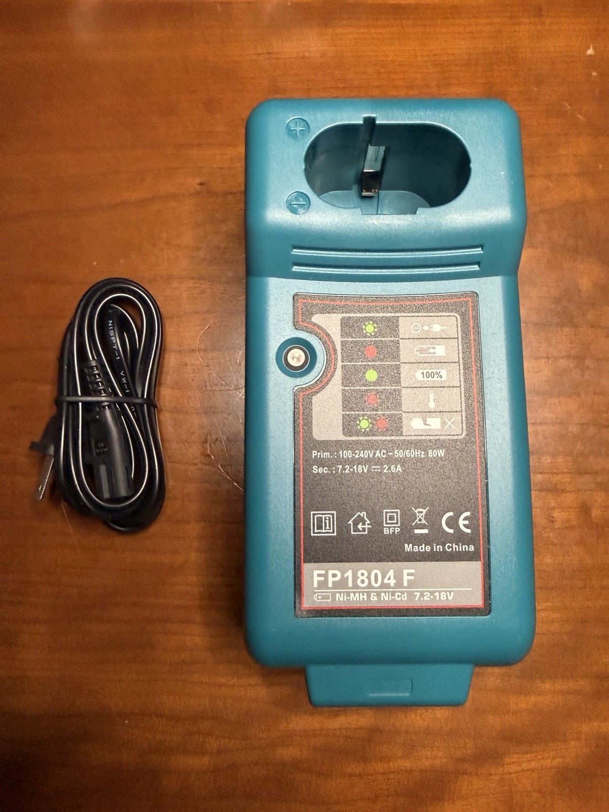 FP1804T 75W 120V Class 2 High Capacity Charger For 7.2v-18v NiCd NiMH Battery @3