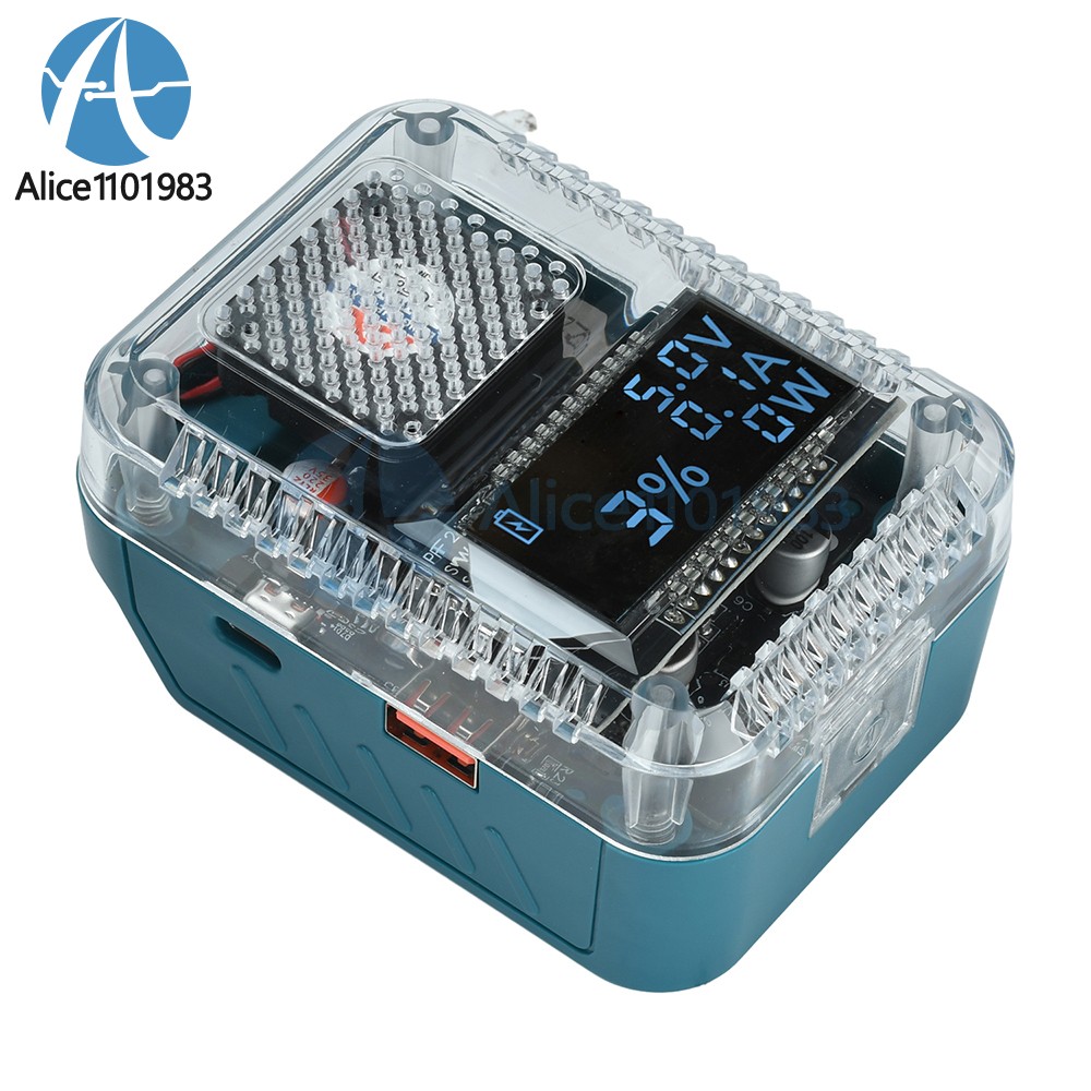 Bidirectional Charging / Discharging 140W Charger Adapter for Makita Battery 18V