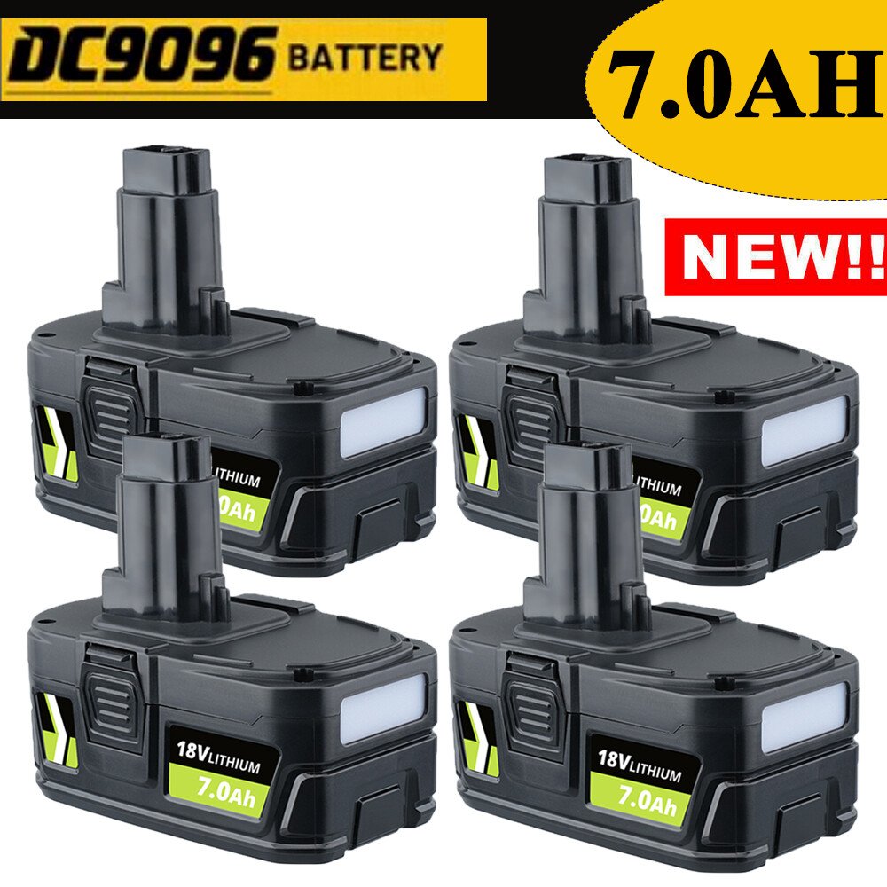 1-2Pack 18 Volt for Dewalt Battery DC9096-2 DC9098 DC9099 DW9096 DC9096 7.0Ah