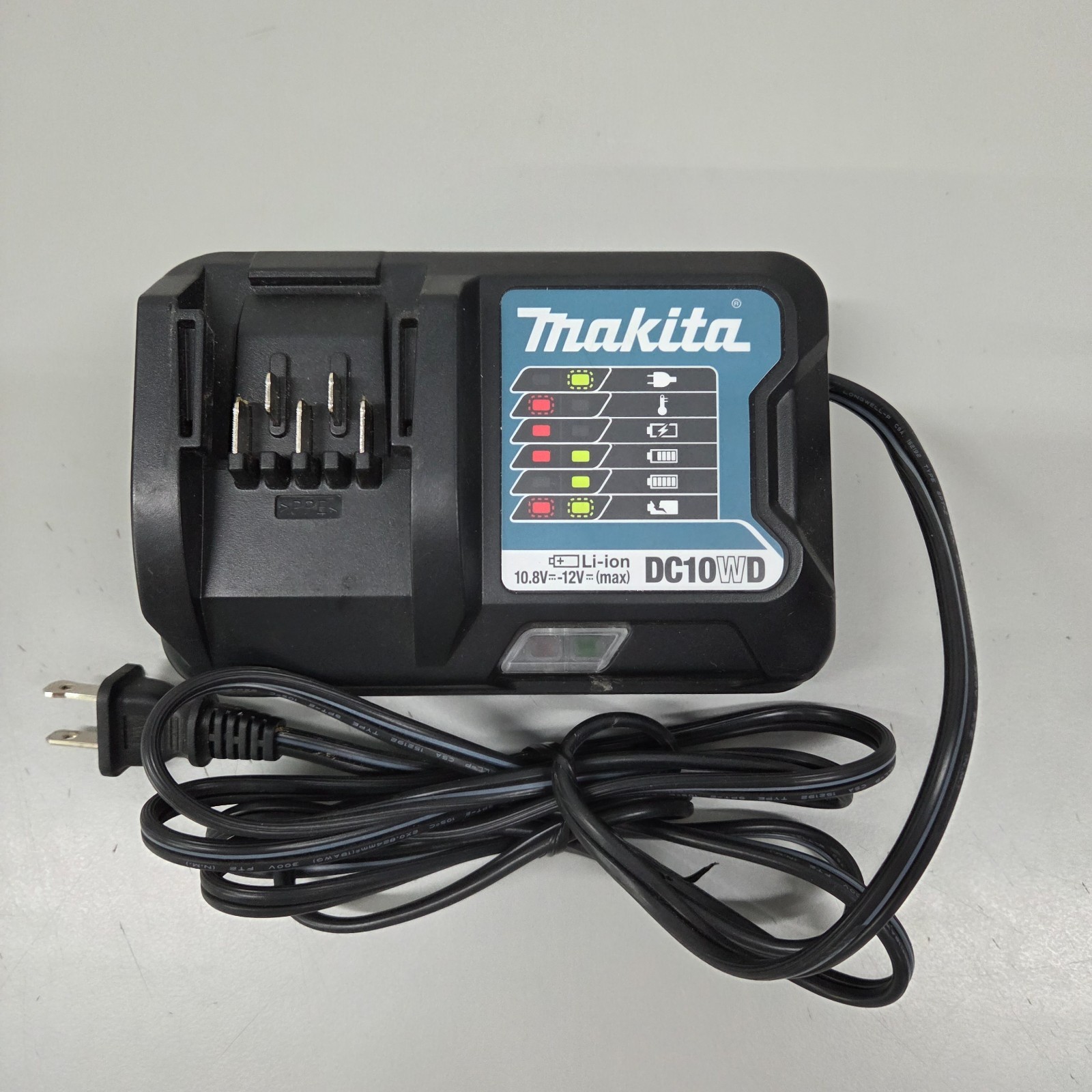 GENUINE Makita 10.8 12V Li-Ion Battery Charger DC10WD