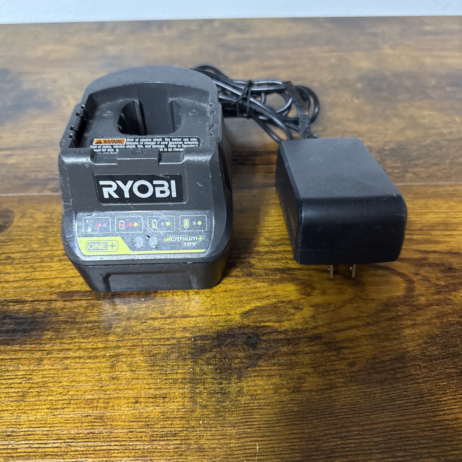 Ryobi 18V ONE+ P118B Lithium-Ion Battery Charger – No Box
