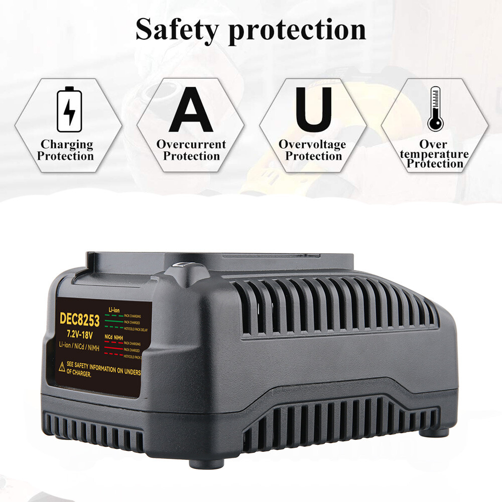 For DEWALT 7.2V-18V battery 2A lithium 18V battery charger DC9098 DC9096 DC9091