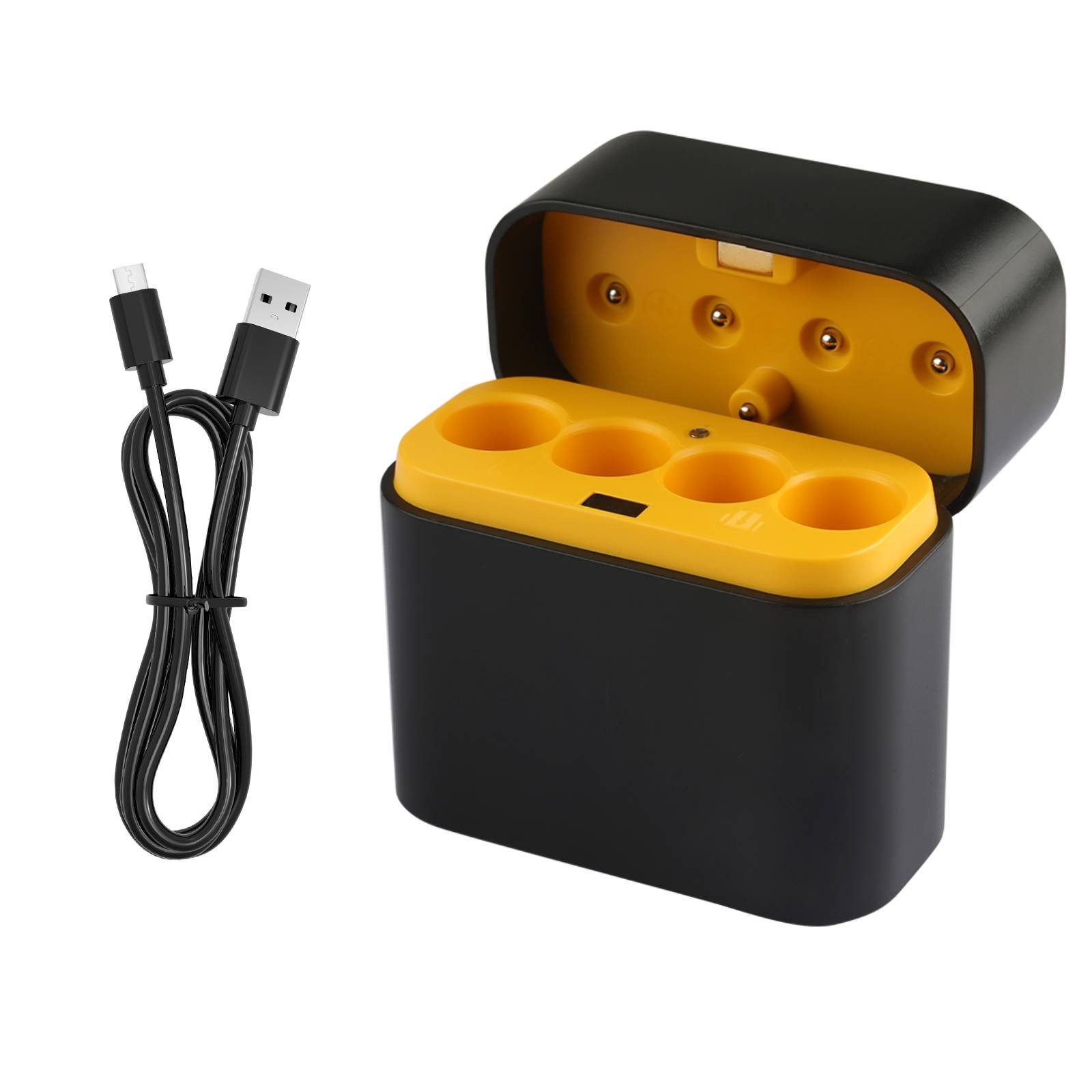 Smart 5V AA Lithium Battery Charger Case 4 Slot Type-C Fast Input (Charger Only)