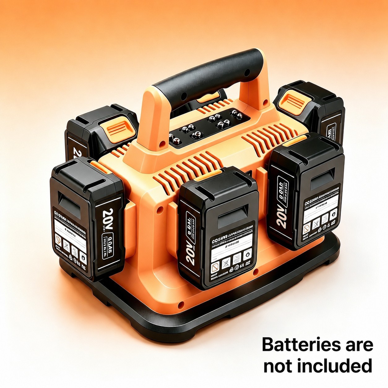 Compatible with Dewal 20V 60V 6-Port Multi Fast Charger Station DCB104 DCB118