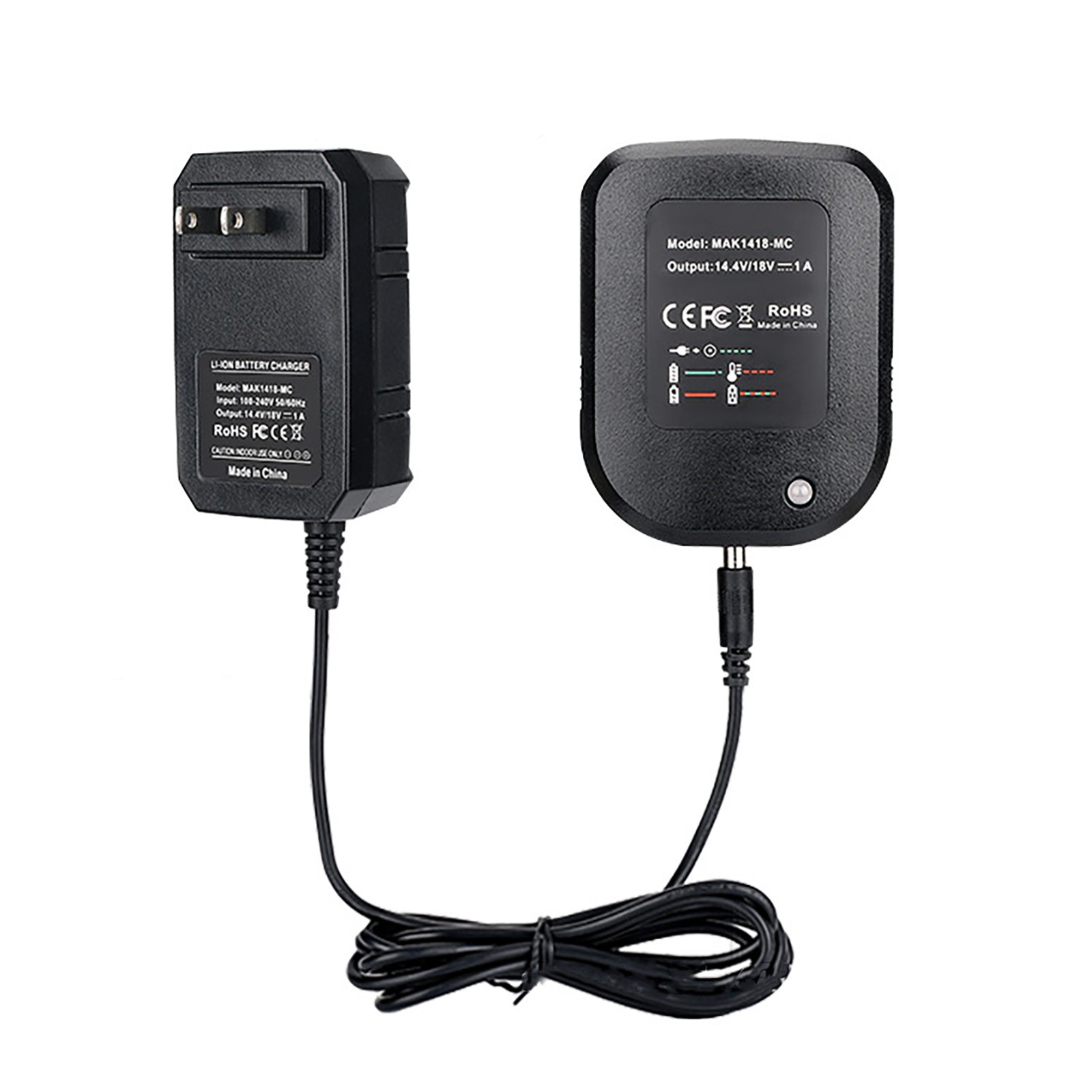 US Plug Charger For Makita 18V 14.4V Lithium-ion Battery BL1860B/BL1415N/BL1420B