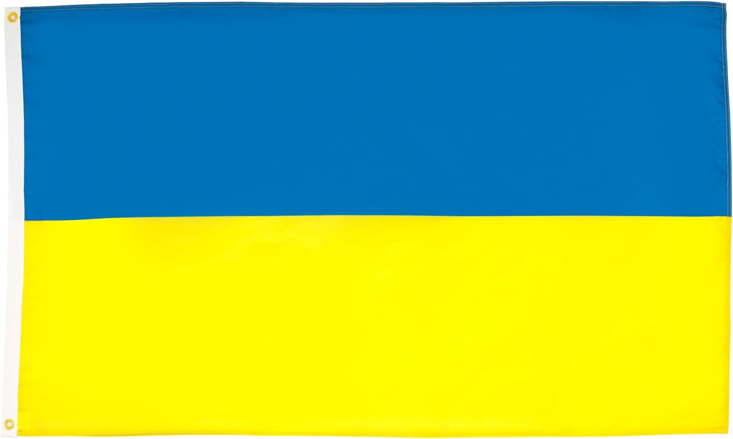 – Ukraine Flag – 2X3 Ft – 100D Polyester Ukrainian Banner with Two Metal Grommet